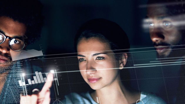 Individuals Reviewing Data 