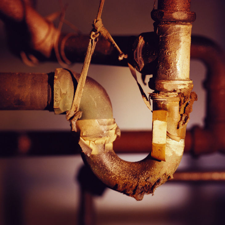 Rusty Leaky Pipe 