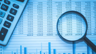 Magnifying Glass On Reports 