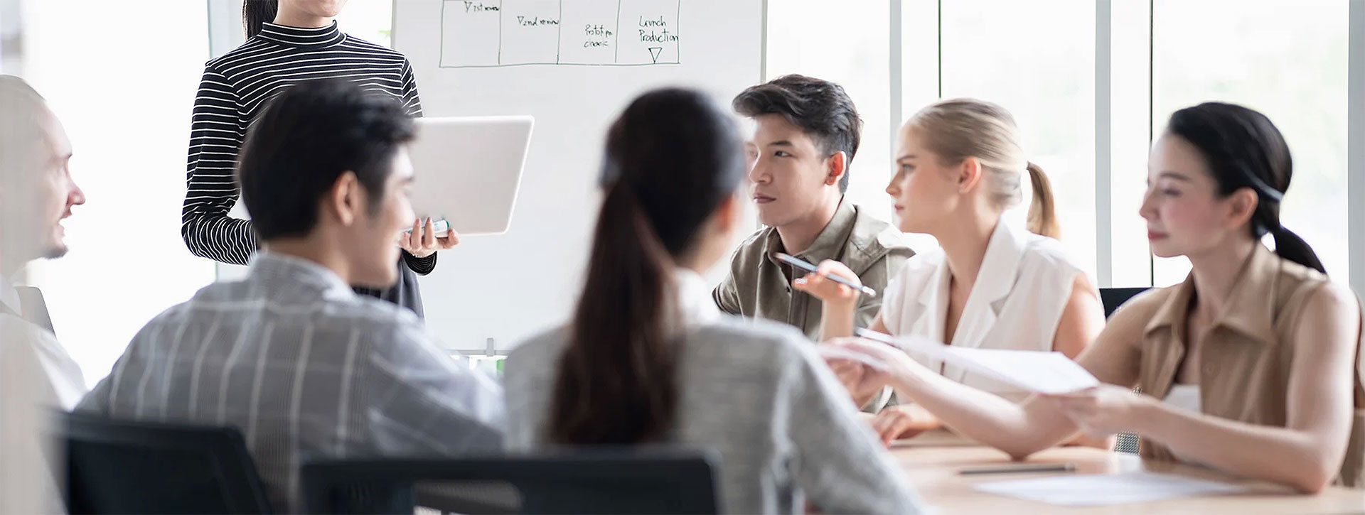 Coworkers In Conference 