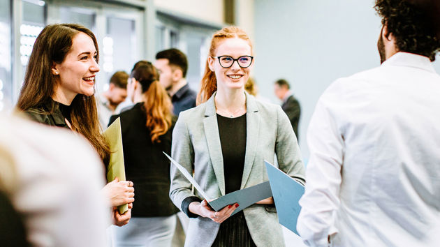 Student Group Discussing Opportunities 