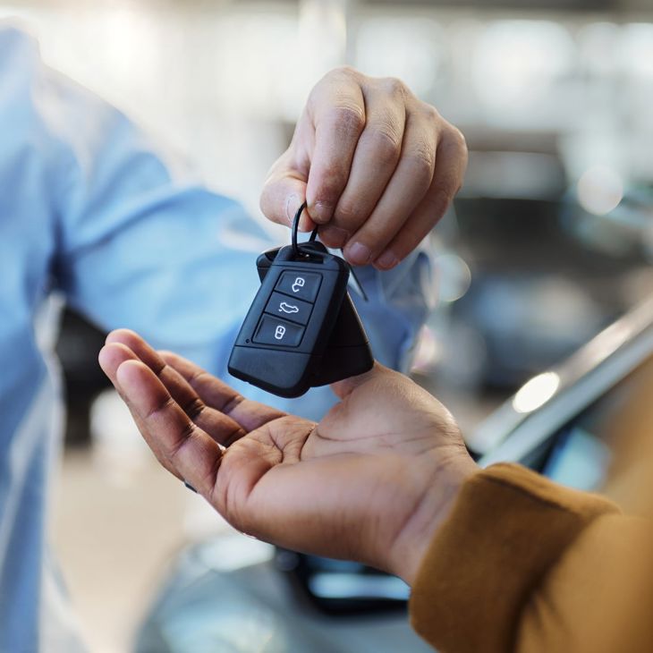 Handing Off Car Keys 