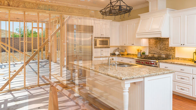 Before And After View Of Kitchen 