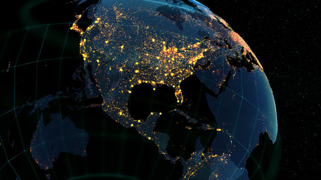 Satellite View Of Earth 