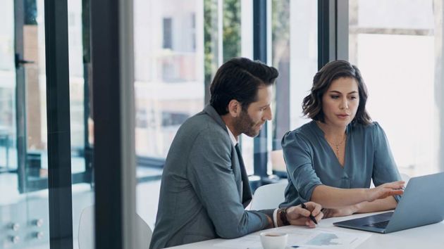 People Looking At Laptop 