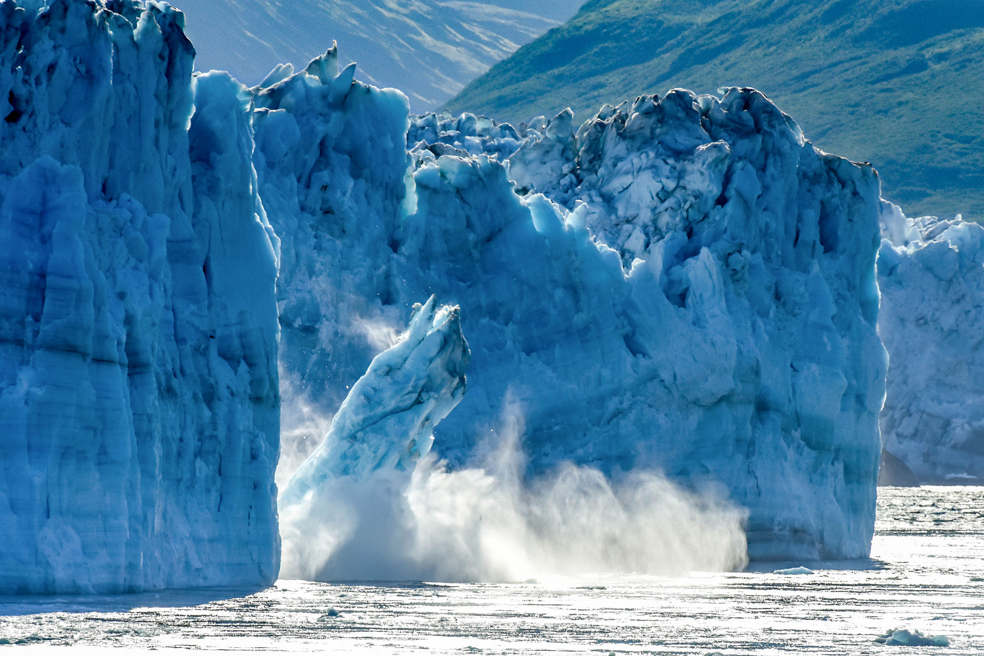 Iceberg Melting Into Water 