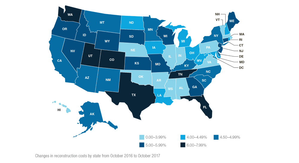 Hurricanes drive demand surge in reconstruction costs | Verisk