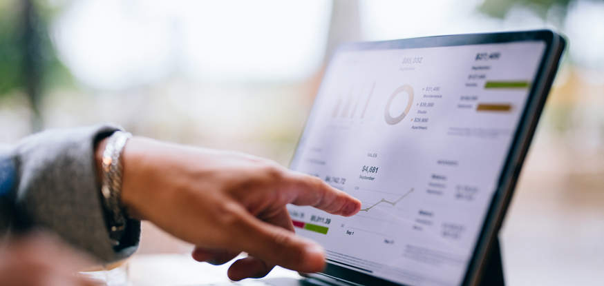 Pointing at computer